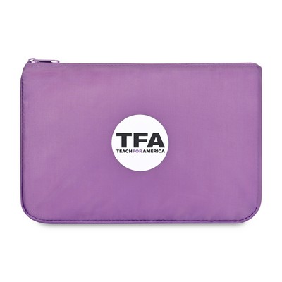 Arlo Recycled rPET Zippered Pouch - Purple