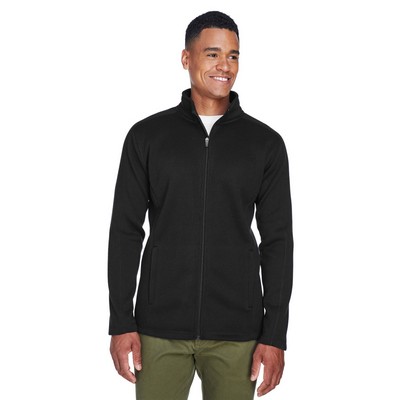 Devon and Jones® Men's Bristol Full-Zip Sweater Fleece Jacket