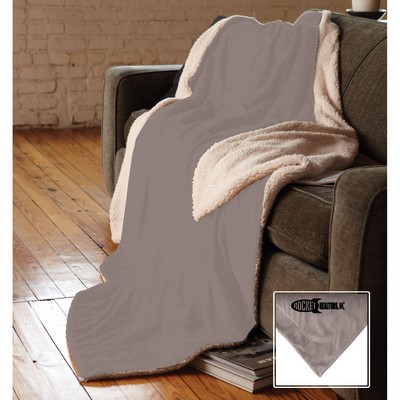 Oversized Micro Mink Sherpa Blanket