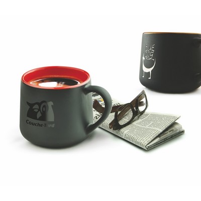 12 oz The Black Onyx Mug (Deep Etch)