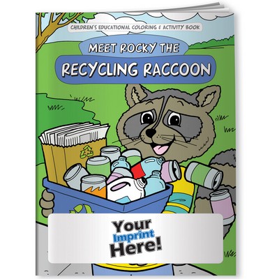 Coloring Book - Meet Rocky the Recycling Raccoon