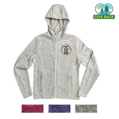 Soccer ACE Ladies' Melange Sweater Fleece