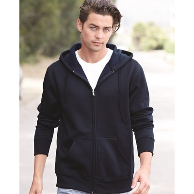 Independent Trading Co.® Unisex Blend Raglan Full-Zip Hooded Sweatshirt