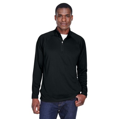 Devon and Jones® Men's Stretch Tech-Shell® Compass Quarter-Zip Pullover Sweater