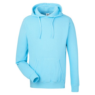 J. America® Unisex Pigment-Dyed Fleece Hooded Sweatshirt
