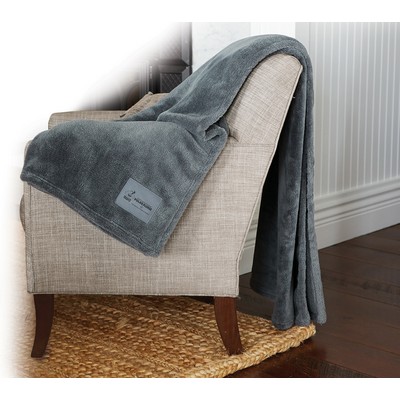 Soft Touch Velura™ Throw (Laser Patch)