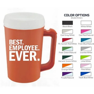 22 Oz. U.S Made Double Wall Mug