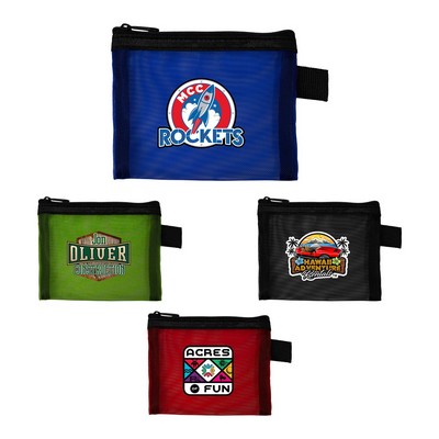 Recycled Mesh Zip Pouch