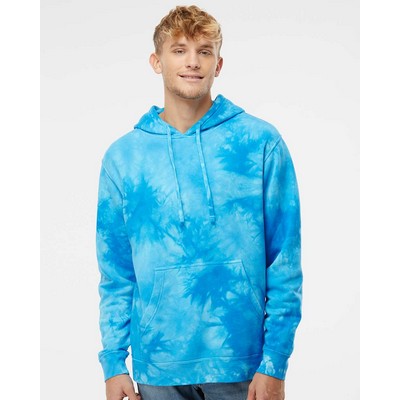 Independent Trading Co® Unisex Midweight Tie-Dyed Hooded Sweatshirt
