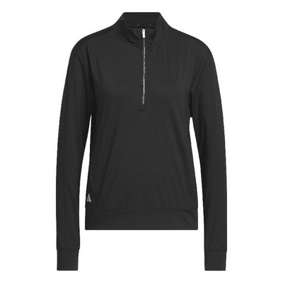 adidas Ladies Ultimate365 Quarter Zip Layering Top
