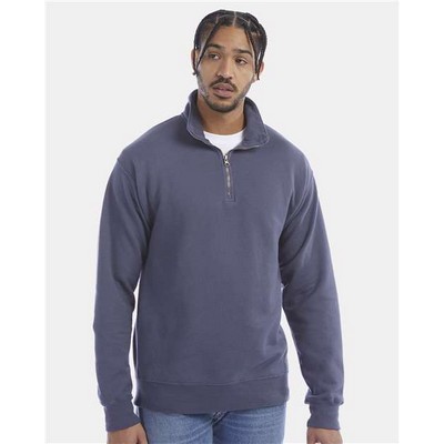 Hanes® ComfortWash™ Unisex Garment-Dyed Quarter-Zip Sweatshirt