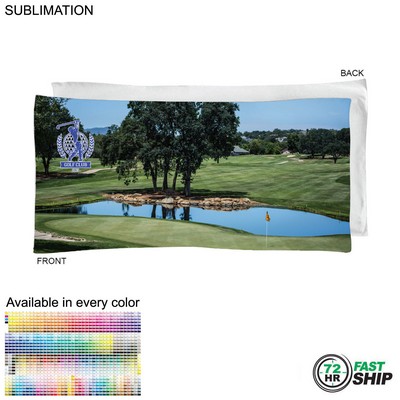 72 Hr Fast Ship - Golf Caddie Towel, Large, in Microfiber Dri-Lite Terry, Sublimated (20"x40")