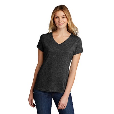 Port & Co™ Women's Tri-Blend V-Neck Tee.