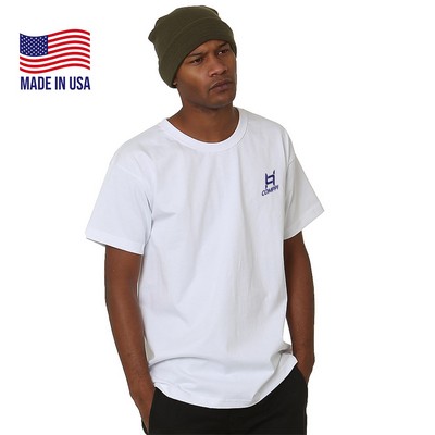 Premium USA Made 100% Pre-Shrunk Cotton Heavyweight Tee Shirt