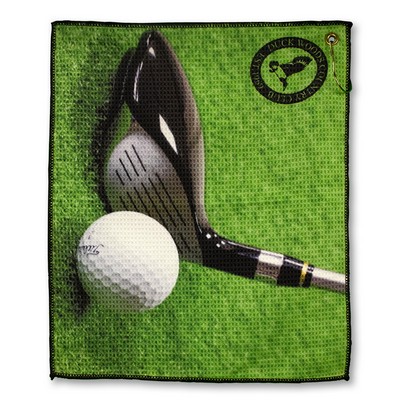 Microfiber Waffle Small Golf Towel (Pro Vision Sublimated)