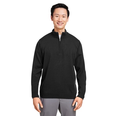 Harriton Unisex Pilbloc™ Quarter-Zip Pullover Sweater