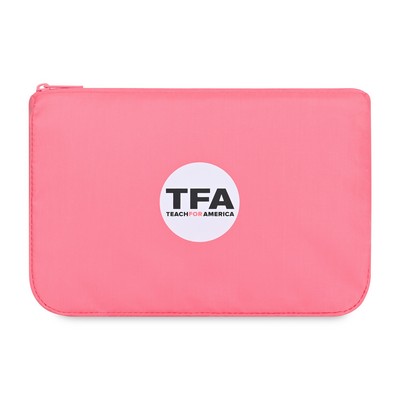 Arlo Recycled rPET Zippered Pouch - Pink